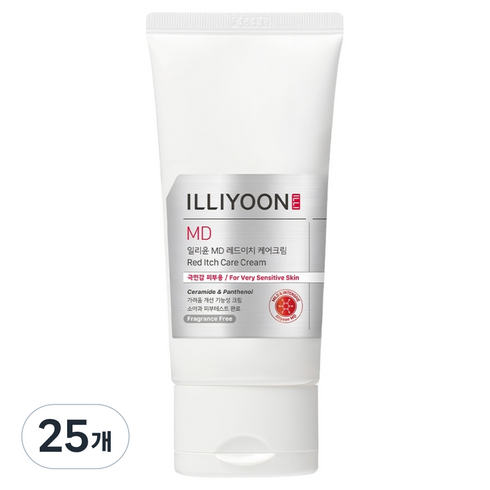 일리윤 MD 레드이치 케어크림, 75ml, 25개