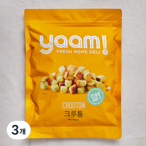 얌 크루통, 300g, 1개입, 3개