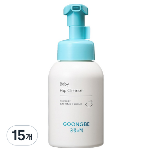 궁중비책 베이비 약산성 엉덩이 클렌저, 300ml, 15개