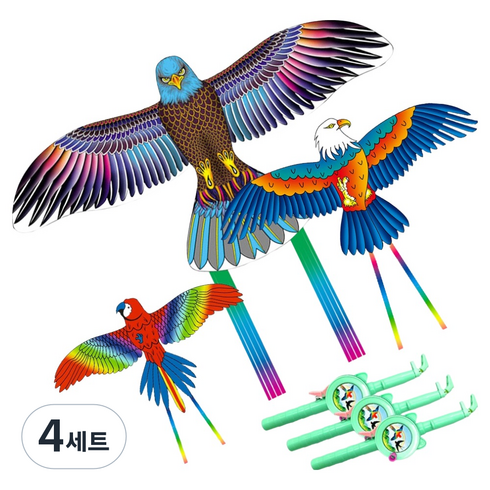 전통 낚싯대 연날리기 3종 세트, 4세트