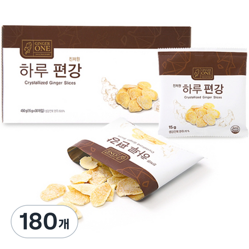 진저원 하루편강 생강간식, 15g, 180개