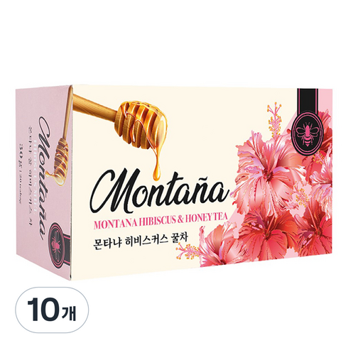 몬타냐 꿀 히비스커스차, 20개입, 10개, 1.5g