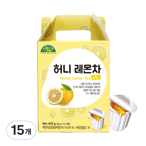 OrganicStory 허니 레몬차, 30g, 15개입, 15개