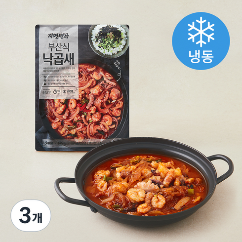 자연별곡 부산식 낙곱새 (냉동), 600g, 3개
