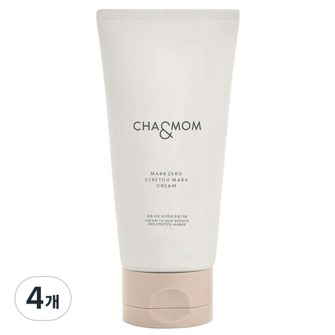 차앤맘 마크제로 튼살 크림, 150ml, 4개
