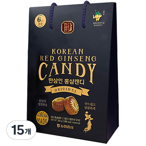 한삼인 홍삼캔디, 500g, 15개