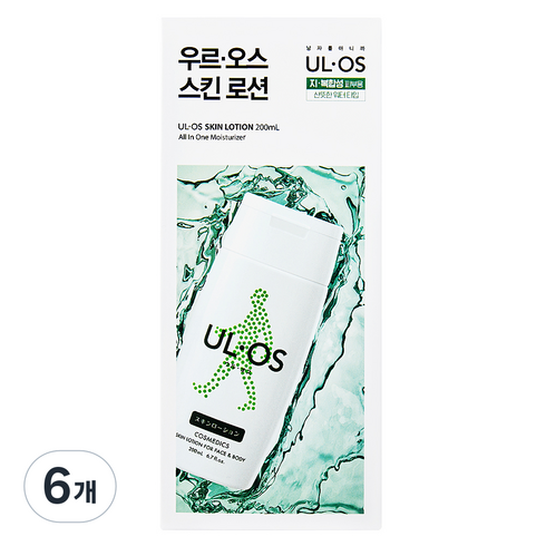우르오스 올인원 모이스처라이저 스킨로션 지복합성, 200ml, 6개