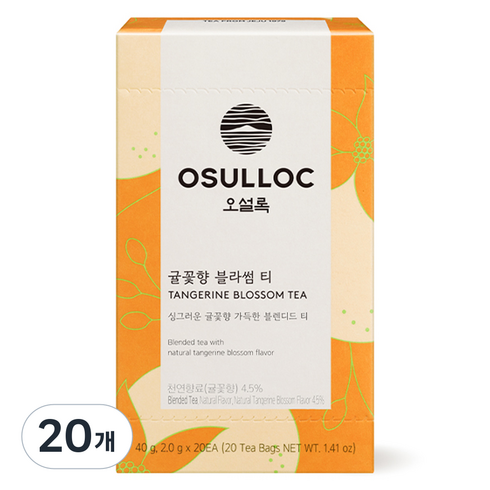 오설록 귤꽃향 블라썸 티, 2g, 20개입, 20개
