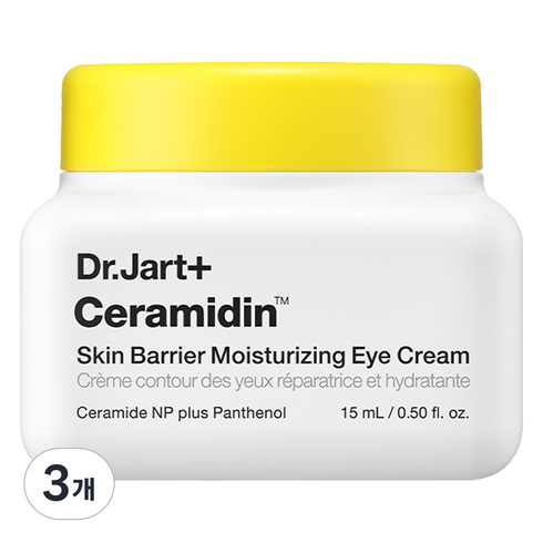 닥터자르트 세라마이딘 스킨 베리어 모이스처라이징 아이크림, 15ml, 3개