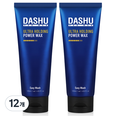 다슈 포맨 울트라 홀딩 파워 튜브 왁스, 120ml, 12개