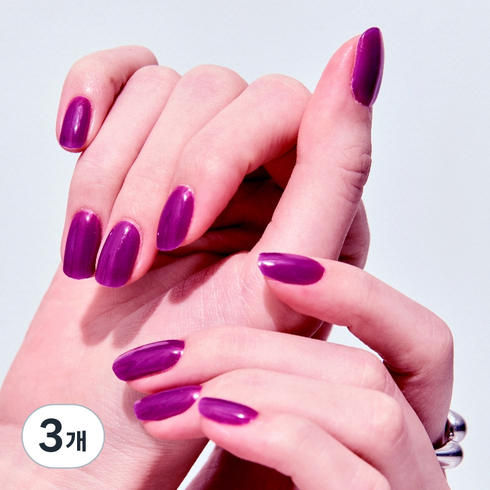 유유유유유 붙이고 굽는 젤네일 32p 세트, 퍼펙트퍼플, 3개