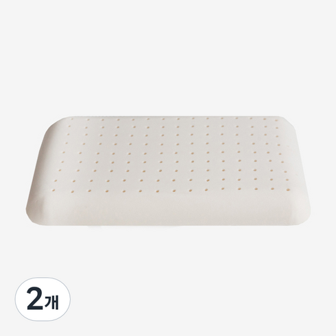 아카시아 프리미엄 라텍스 베개 일반형 + 속커버, 2개