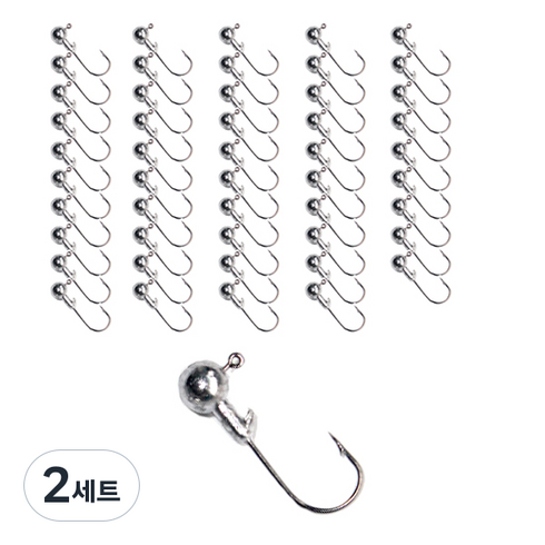 암산코리아 클래식 벌크 지그헤드, 50개입, 2세트