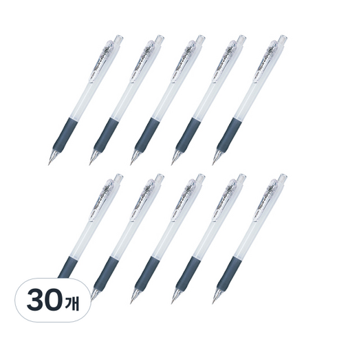 제브라 타프리클립 샤프 화이트 MN5, 0.5mm, 30개