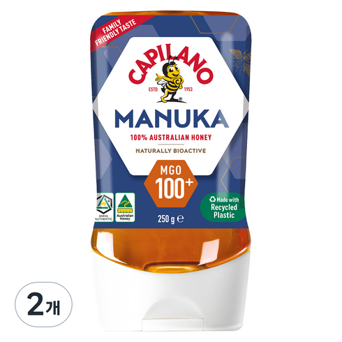 카필라노 마누카꿀 MGO100+, 250g, 2개