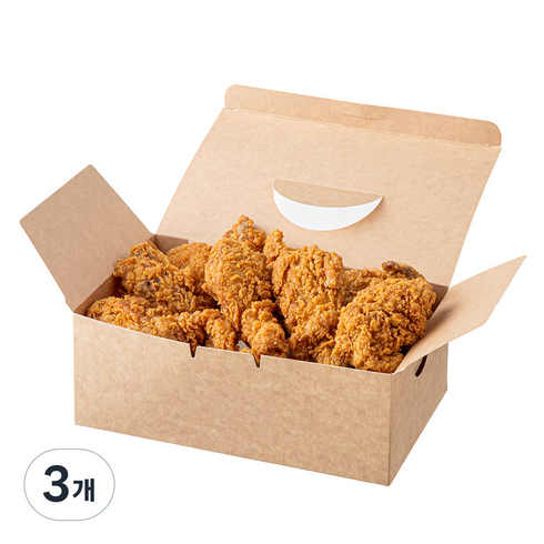 탐사 치킨박스 대, 3개, 100개입
