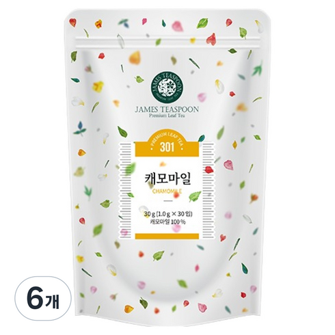 제임스티스푼 캐모마일, 1g, 30개입, 6개