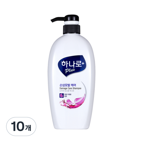 하나로 플러스 손상모발케어 샴푸린스겸용, 680ml, 10개