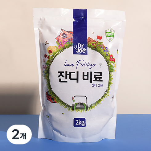 닥터조 잔디비료, 2개, 2kg