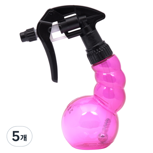 와이에스박 프로 분무기 220ml, 5개, 핑크