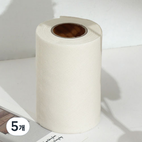 워싱 광목 면 바이어스테이프 30수 10 x 900 cm, 내추럴, 5개