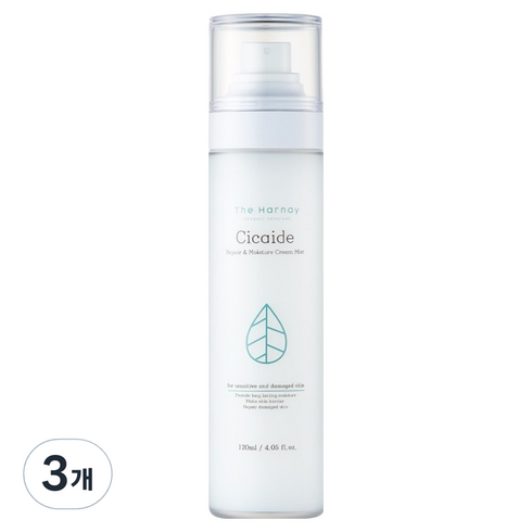 더하르나이 시카이드 크림 미스트, 120ml, 3개