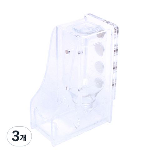 아크릴 햄스터 자동급수기 100ml, 3개