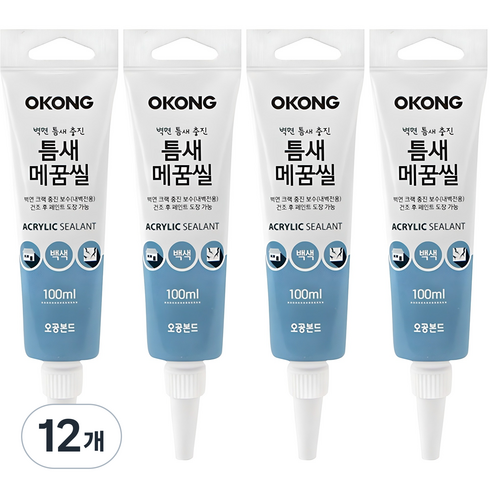 오공 틈새메꿈씰 100ml, 12개