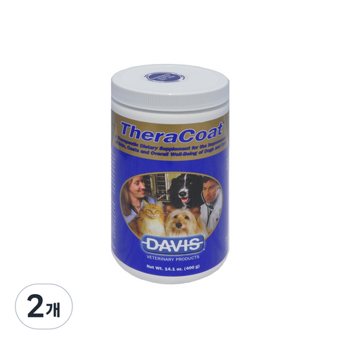 테라코트 반려동물 영양제, 피부/피모, 400g, 2개