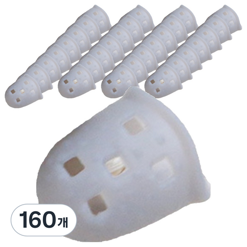 비쇼메르 간편한 실리콘 손가락 보호대 30 x 62 mm, 그레이 5호, 160개