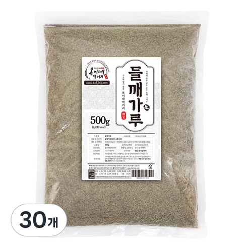 복이네먹거리 중국산 껍질째 들깨가루 탕용, 500g, 30개