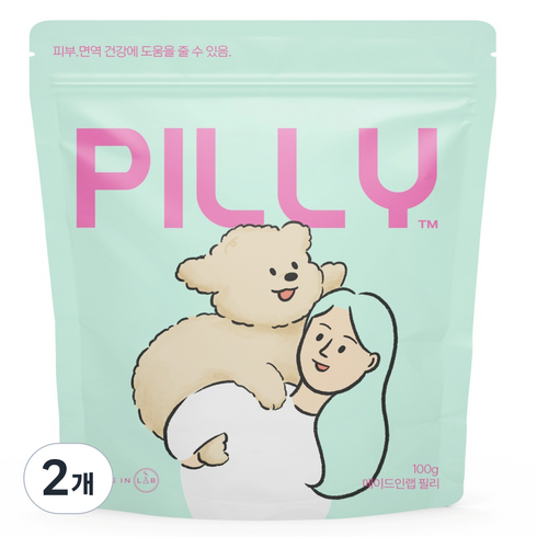 메이드인랩 강아지 영양제, 100g, 피부/피모, 2개
