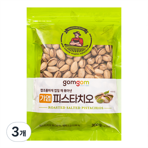 곰곰 가염 피스타치오, 300g, 3개