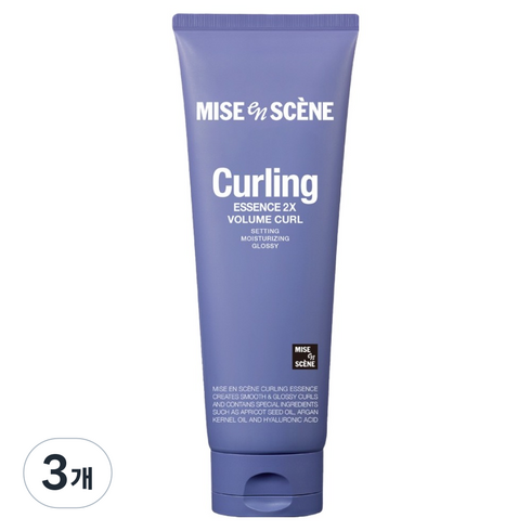 미쟝센 컬링 에센스 2X 볼륨 컬 크림, 250ml, 3개