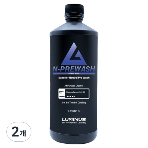 루미너스 엔 프리워시 중성 카샴푸, 1L, 2개