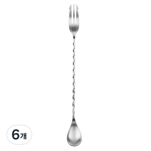 바겐슈타이거 올스텐304 홈텐딩 바스푼 포크형 26cm, 6개