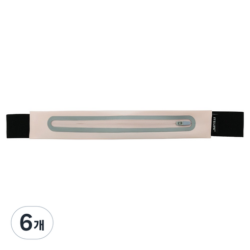 바라보고 바라핏X 러닝벨트, 핑크, 6개