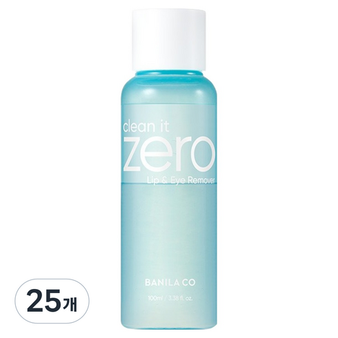 바닐라코 클린 잇 제로 립앤아이 리무버, 100ml, 25개