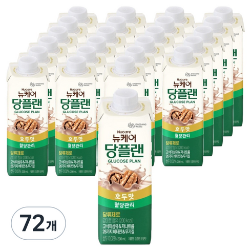 뉴케어당플랜 호두맛, 200ml, 72개