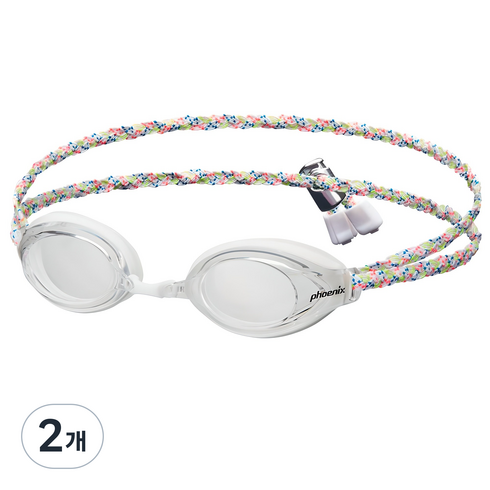 피닉스 아동 노미러 패브릭 수경 PN-508J FB, White, 2개