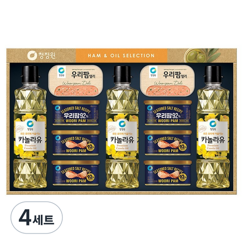 청정원 팜고급유 1호 11종 세트, 4세트