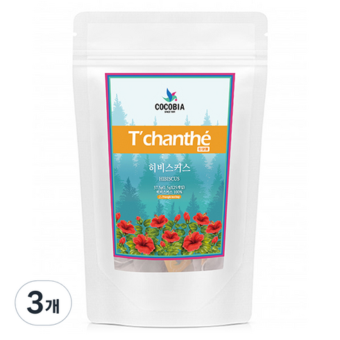 티샹떼 히비스커스, 1.5g, 3개, 25개입