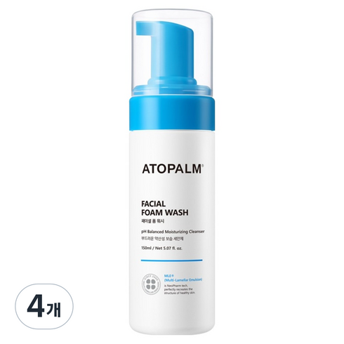 아토팜 페이셜 폼 워시, 150ml, 4개