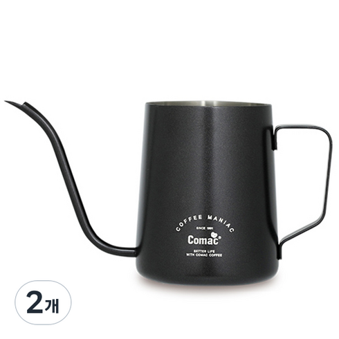 코맥 차콜그레이 커피 드립 피쳐 KPK1, 600ml, 2개, 단품