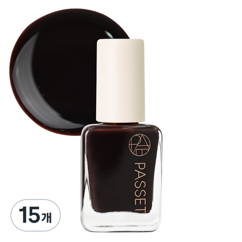 파셋 셀럽 네일컬러 폴리쉬, 24초코브라운, 7ml, 15개
