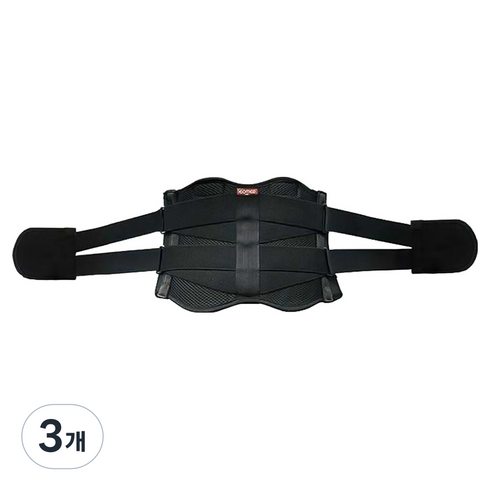 네오메드 의료용 LSO 허리보호대 JC-B-8100, 블랙, 3개