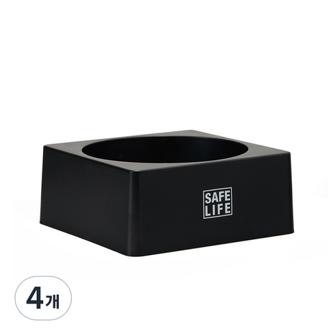 세이프라이프 소화기 받침대 HF33, 4개, 검정색