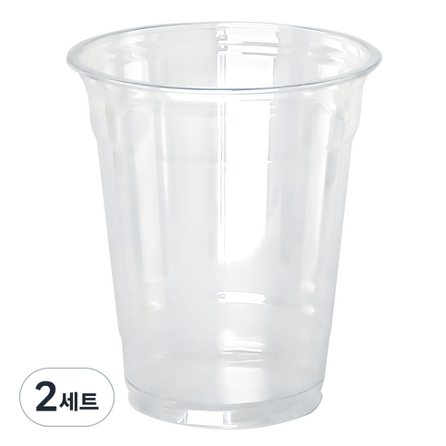 블룸엣홈 PET 일회용 투명컵, 410ml, 25개, 2세트