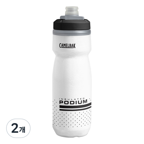 포디엄 칠리 스포츠 물병, WhiteBlack, 620ml, 2개