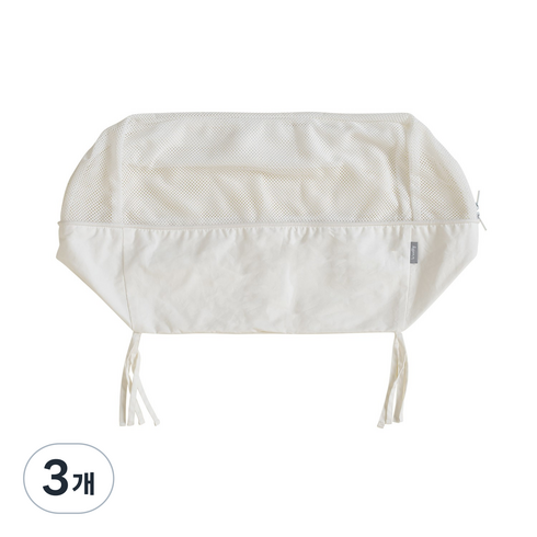 울리 반려동물 에티켓 메쉬망, 아이보리, 3개